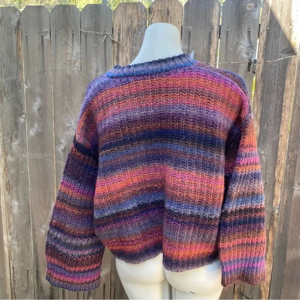 Something Navy cozy material acrylichand